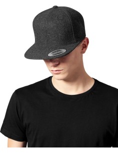 F-6689M-Melton Wool Snapback Cap 2